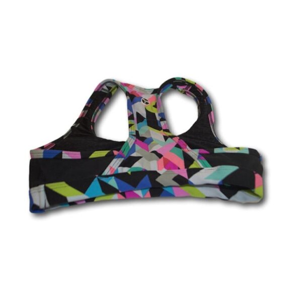 Trina Turk Sports Bra Black & Multicolor Size: S - Picture 4 of 4